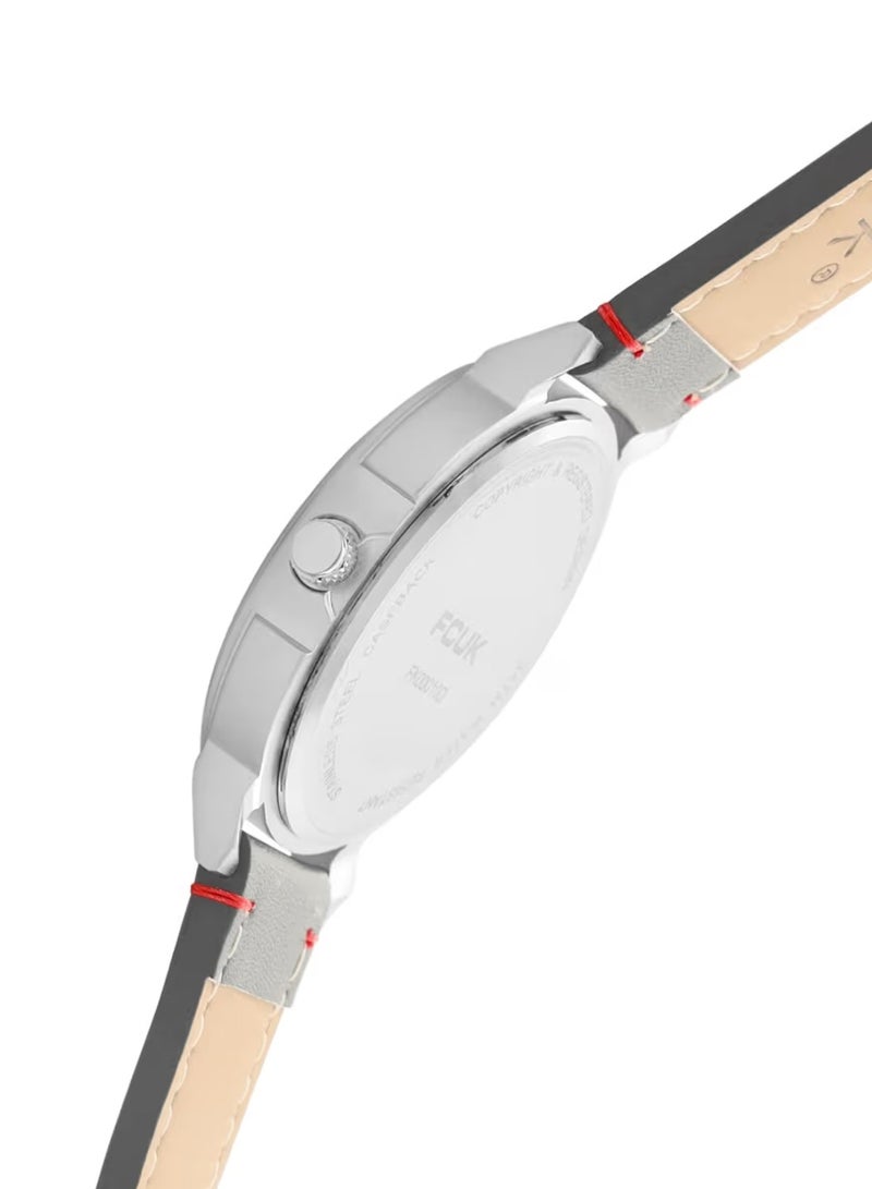 French Connection UK Men's Analog Quartz Grey Dial Watch FK00010D - Image 2