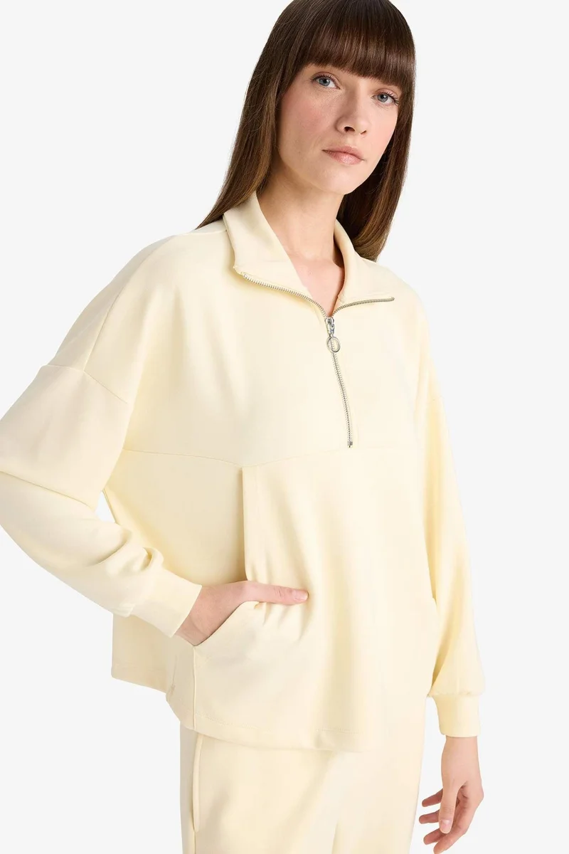 ديفاكتو Modal Hooded Sweatshirt