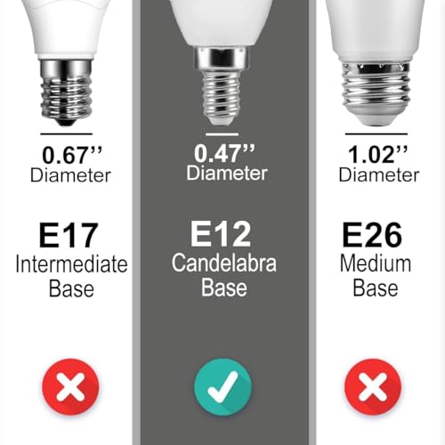 ILC E12 LED Light Bulbs (40w Equivalent) 5W, Color Changing RGB, A15 Small Base Candelabra Round Light Bulb, Candle Base, 2700K Warm White 12 Colors 2 Modes Timing with Remote Control (4 Pack) - Image 4