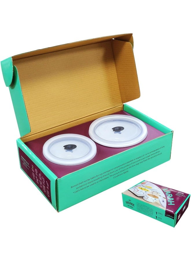 بوروسيل صندوق غداء بوروسيل لارا مع مجموعة من 2 قطعة - 400 مل + 800 مل، كونفيتي - Image 4