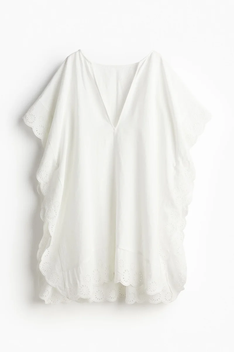 H&M Broderie anglaise beach kaftan