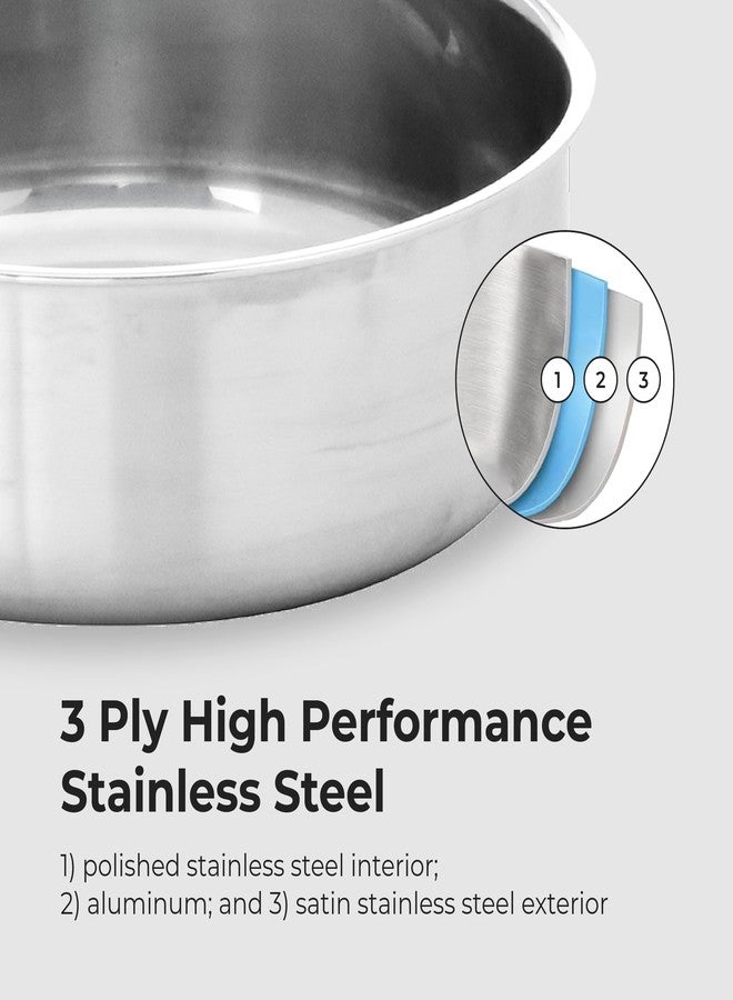 Black Cube Stainless Steel Cookware, Sauté Pan w/Lid, 9.5-Inch Diameter, 3 Quart - Image 2
