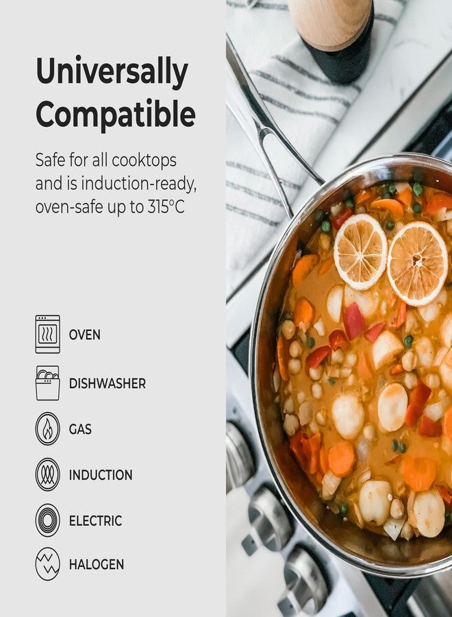 Black Cube Stainless Steel Cookware, Sauté Pan w/Lid, 9.5-Inch Diameter, 3 Quart - Image 3
