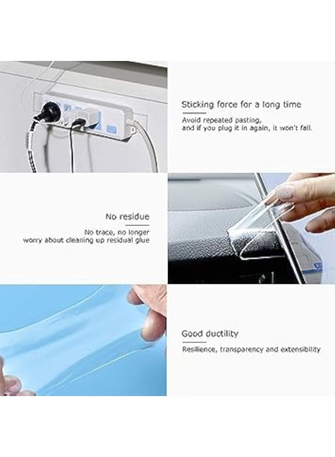 CAZADORA Torix 3 Meter Magic Improvement Double-Sided Tape – Heavy Duty Transparent Nanotape, Waterproof & Washable Adhesive Clear Tape for Mounting, Fixing, Crafting, and Home Improvement Projects – Strong, Traceless, Invisible, Durable, Reusable, Ideal for Indoor & Outdoor Use, DIY Repairs, Wall Hanging, Picture Frames, Carpets, Tools, and Decoration – 3M Professional-Grade Acrylic Tape for Reliable Bonding Without Residue, Perfect for Everyday Household, Office, and Creative Applications - Image 4