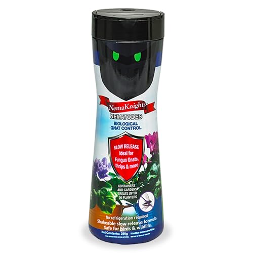 The Environmental Factor NemaKnights Slow-Release Nematodes - Biological Pest Control for Fungus Gnats, Thrips, & Whiteflies (280g, Treats Up to 50 Planters) - Image 1