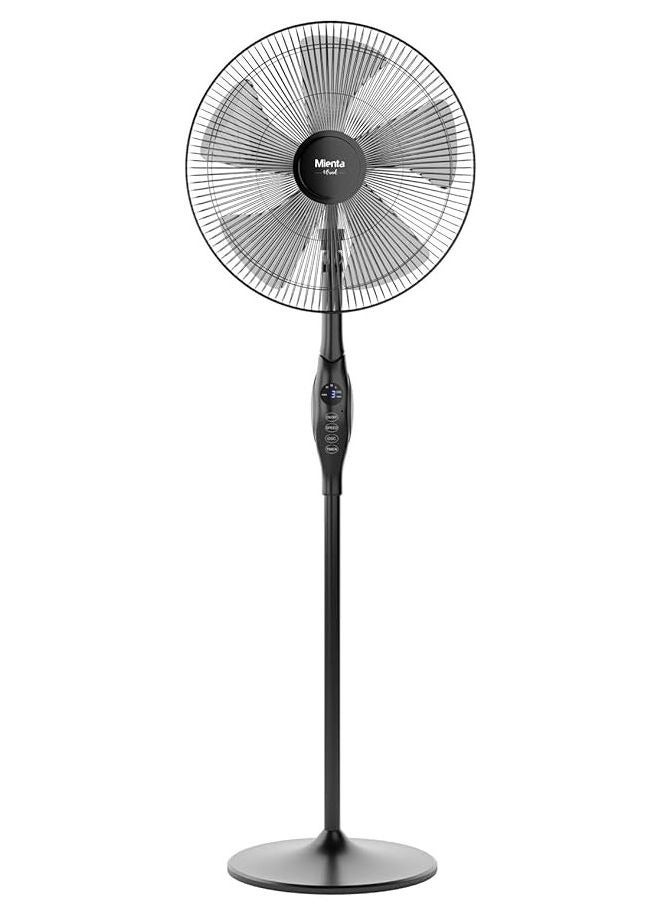 Mienta Mienta Stand Fan, 18 Inch, Black  - Image 1