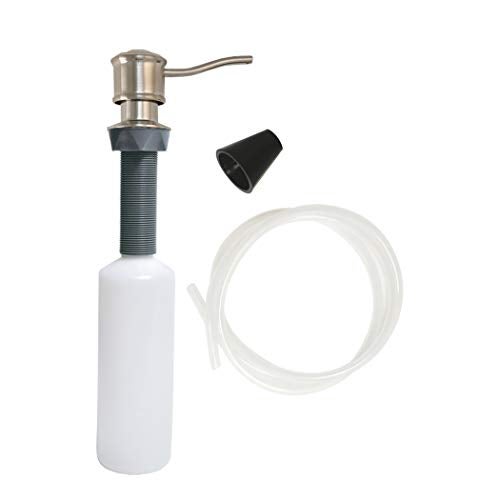 Danco Soap Dispenser with Curved Nozzle, 1 Pack, Brushed Nickel (10040) - Image 1
