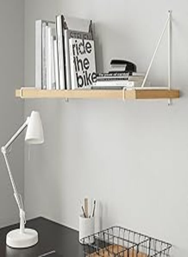 Home Gallery Swedish wall shelf 60X20 Biege