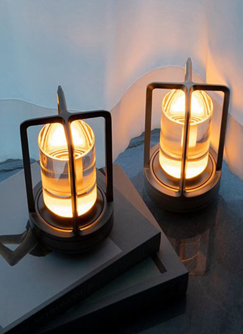 Onelight LED Rechargeable Desk Lamp Atmosphere Light, Cross Desk Lamp Night Light, Infinite 3-Tone Lighting - Image 3