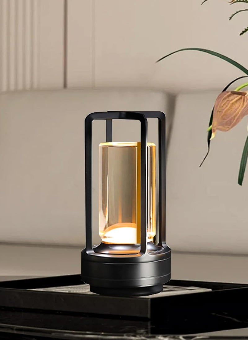 Onelight LED Rechargeable Desk Lamp Atmosphere Light, Cross Desk Lamp Night Light, Infinite 3-Tone Lighting - Image 1