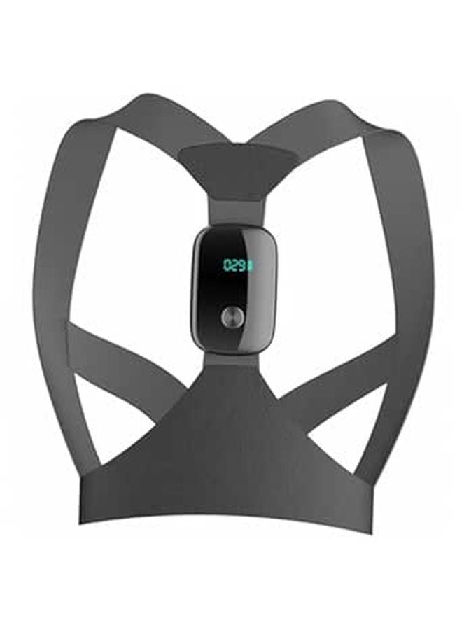 Smart Posture Corrector Back Brace With Shoulder Support For Adults Black - Image 1