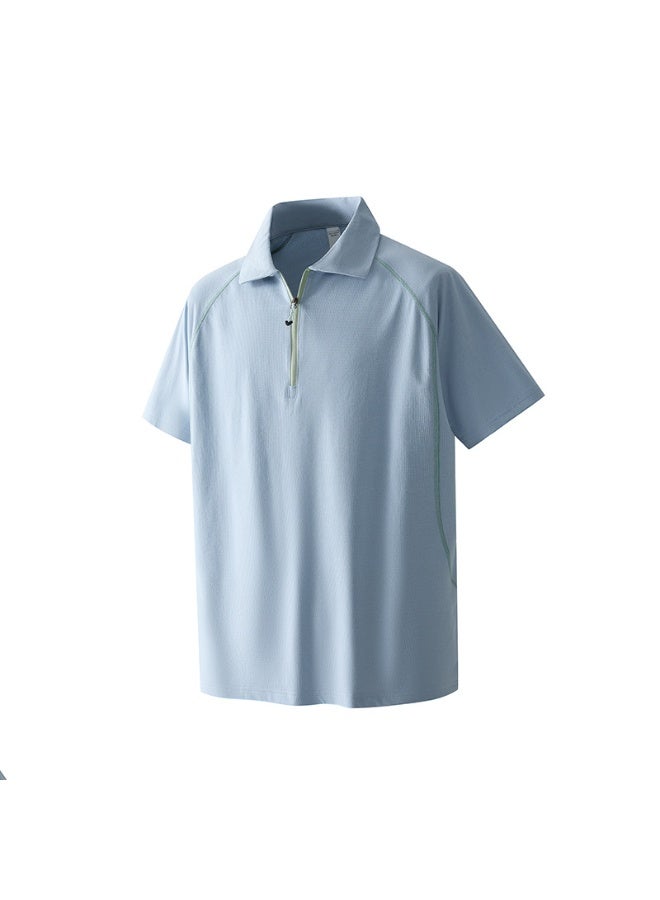 Izexx Men's Cooling Performance T-Shirt with UV Protection - Moisture-Wicking, Breathable & Anti-Bacterial for Running and Outdoor Training - Image 1