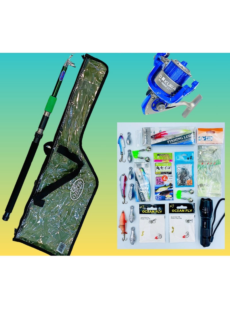 oakura Ocean Fly 12 Piece Fishing Set Premium Gear Bundle for Anglers in the UAE Unbeatable Value - Image 1