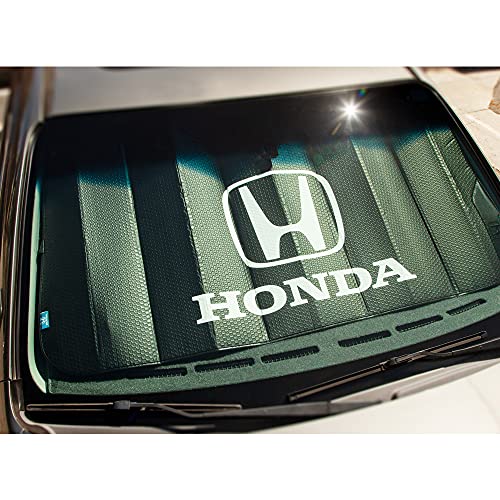 Plasticolor بلاستيكولور 003939W01 هوندا مظلة شمسية سوداء غير لامعة بشعار أبيض 26.75 بوصة ارتفاع × 57 بوصة عرض - Image 4