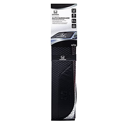 Plasticolor بلاستيكولور 003939W01 هوندا مظلة شمسية سوداء غير لامعة بشعار أبيض 26.75 بوصة ارتفاع × 57 بوصة عرض - Image 2