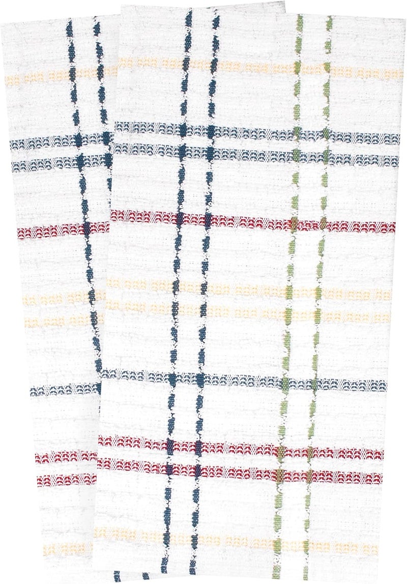 Ritz Royale Collection 100% Combed Terry Cotton Kitchen Towels, Highly Absorbent Dish Towels, Set of 4, 34 x 30.5 cm, Plain, Paprika - Image 4