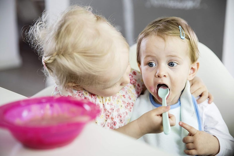 nip Indoor outdoor use Soft-Tip Baby Feeding Spoon Set, Pack of 3 – Easy Hold Weaning Spoons for Infants 4 Months+, Dishwasher Safe Utensils with Soft Edges for Self-Feeding and Food,Made in Germany,Multicolor Global flexible assemble picks - Image 3