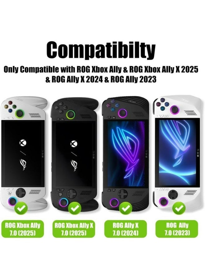 2 Pack 7 Inch Tempered Glass Screen Protector For ASUS ROG Xbox Ally X 2025 2024 ROG Ally 2023 Transparent Ultra HD Anti Scratch Anti Fingerprint Bubble Free For Gaming Daily Use - Image 3
