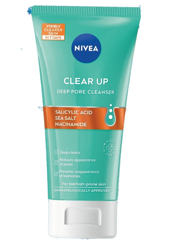 Nivea Clear Up Deep Prone Cleanser 150ml