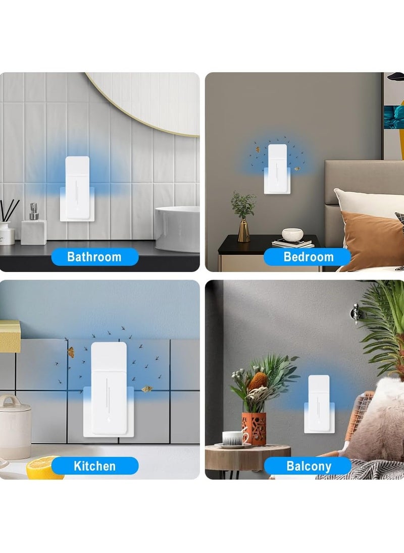 Plug-in Mosquito Killer, Indoor Flying Insect Trap for Flies, Fruit Flies, Gnats, UV Attractant Catcher & with Adjustable Brightness Night Light, 2 Device + 10 Pcs Cards (White) - pzsku/Z5304E46508CD21A454C7Z/45/_/1736415377/ce75538a-d425-428e-aaa4-5b8c5b61dfcd