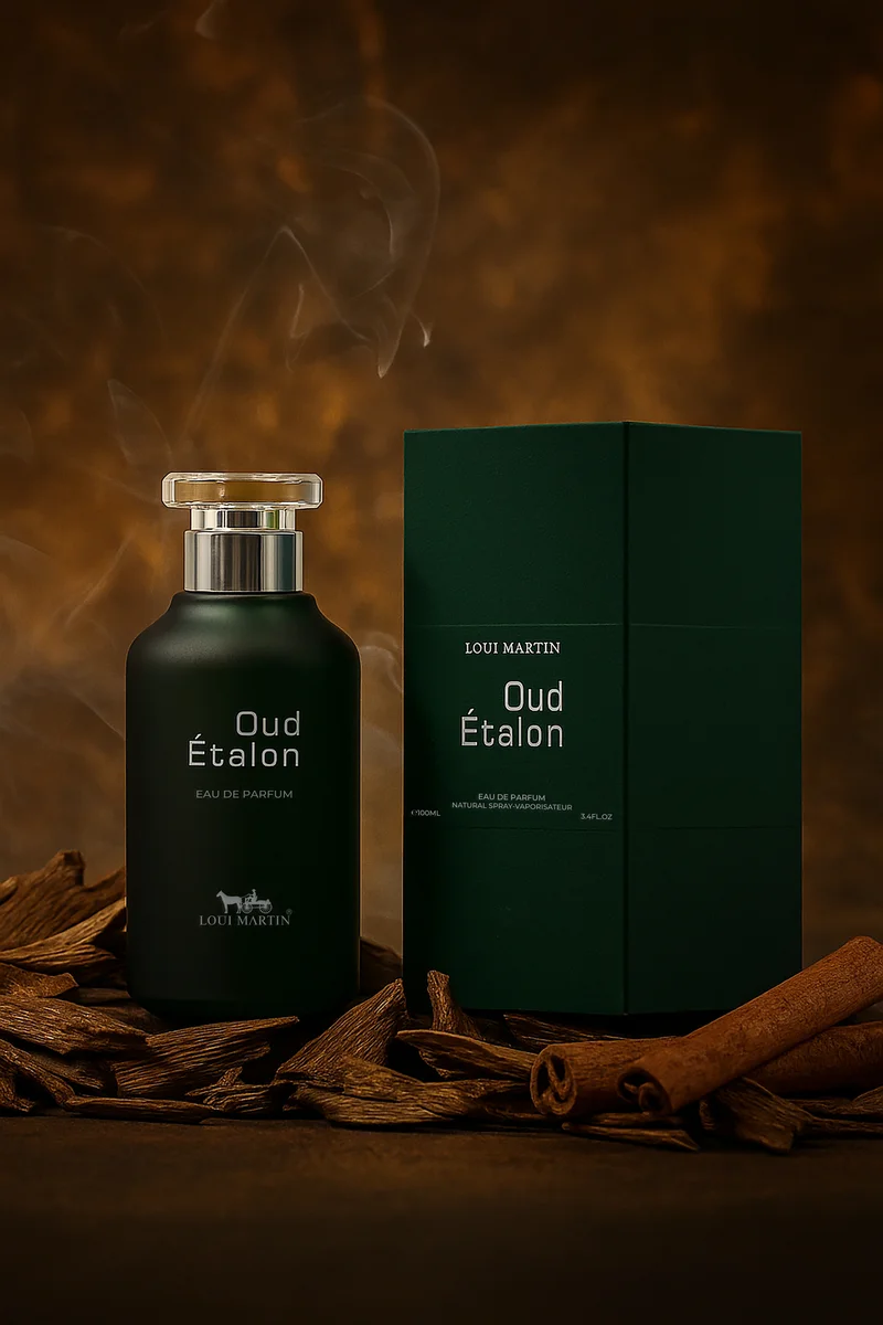 Loui Martin Oud Etalon Extrait de Parfum 100ml | Saffron, Cardamom & Nutmeg | Oud, Leather, Tonka & Patchouli | Bold Fragrance