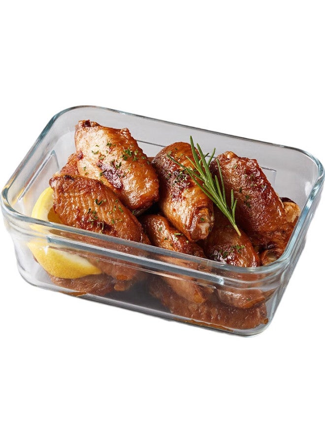 Glasslock Lunch Box, Microwave-Safe Glass Food Storage Container, Sealed Refrigerator Storage Box, Lunch Box For Office Workers, Meal Organizer, 400Ml - Image 3