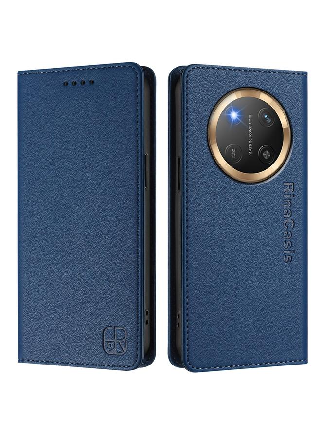 Zaboon Case For Honor X9c Global RC01 Dual-Folded Magnetic Suction RFID Leather Phone Case - Image 2