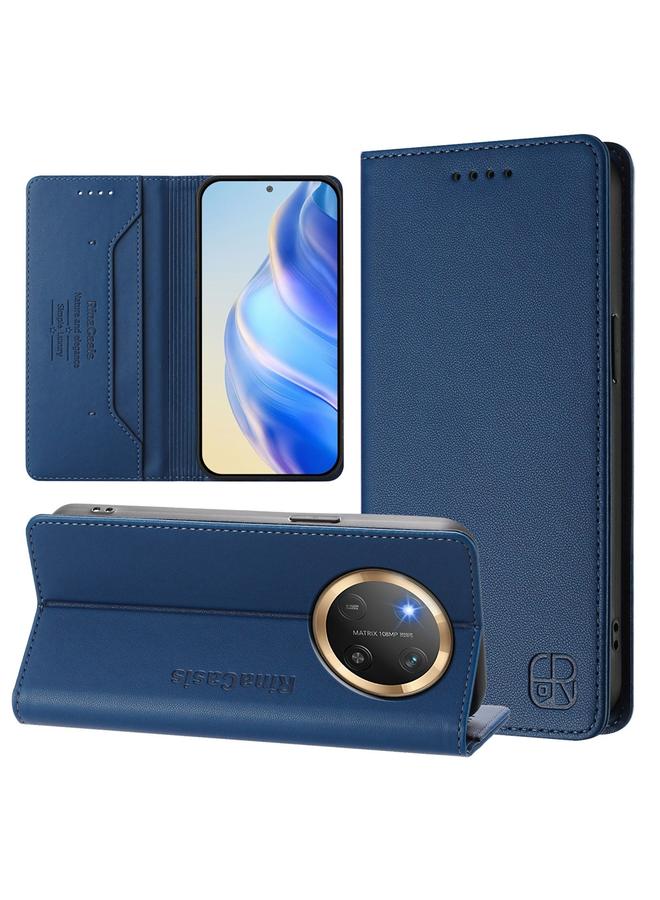 Zaboon Case For Honor X9c Global RC01 Dual-Folded Magnetic Suction RFID Leather Phone Case - Image 1