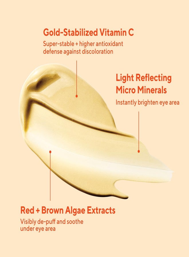 Murad مصحح دوائر العين الداكنة من مورايد فيتا-سي - فيتامين سي المستقر بالذهب، سيروم العين بالطحالب والخيار لتفتيح البشرة، وتقليل الانتفاخ، وتنعيم الخطوط الدقيقة - 0.5 أونصة سائلة - Image 2