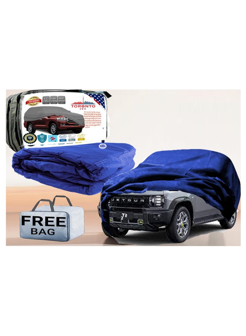 TORONTO JETOUR T2 CAR BODY COVER  Blue  - Image 1