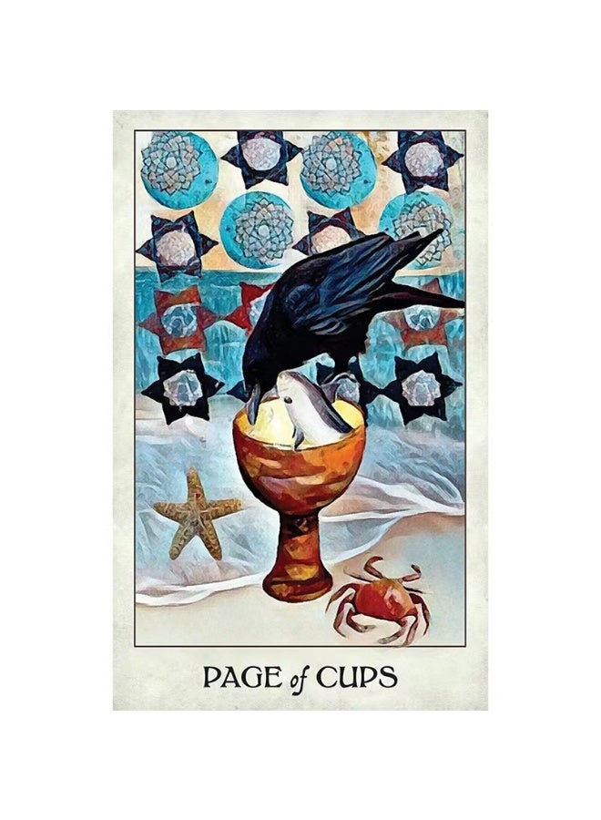 NIBEMINENT Crow-Themed Tarot Card Set – 78-Card Playing Deck for Beginners, Multicolor Paper Cards, Perfect for Halloween & Party Games  - Image 2