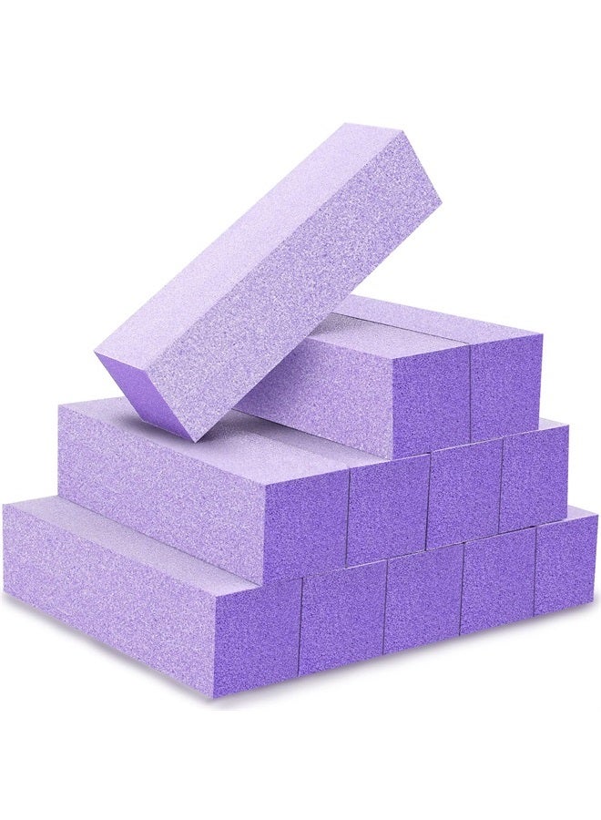 MARYTON Maryton Nail Buffer Blocks, Professional 4 Way Buffing Block Files 100/180 Medium Grit for Natural and Acrylic Nails, 12 PCS - Image 1