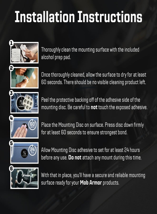 Mob Armor MobNetic Maxx MS - MagSafe Compatible Car Phone Mount w/ 90º Tilt, 360º Rotation & Durable Aluminum Build, Magnetic Holder for iPhone & Android Devices, USA Assembled - Black - Image 5