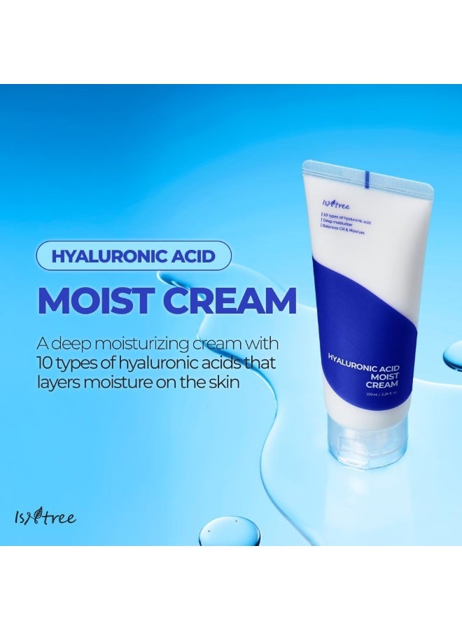 ايسنتري كريم مرطب بحمض الهيالورونيك، 100 مل، 3.38 أونصة سائلة | يوازن الزيوت ويرطب البشرة | ترطيب عميق | منتجات العناية بالبشرة الكورية - Image 2