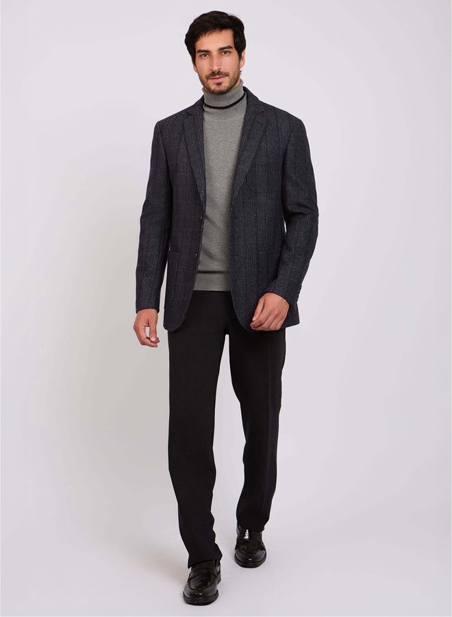دالي دريس Dalydress Men Wool Blazer With Sued Elbow Patch  - Image 2