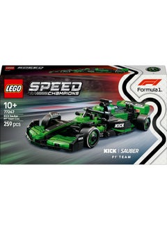 LEGO LEGO Speed Champions KICK Sauber F1 Team C44 Race Car 77247 Building Set (259 Pieces)  - Image 2