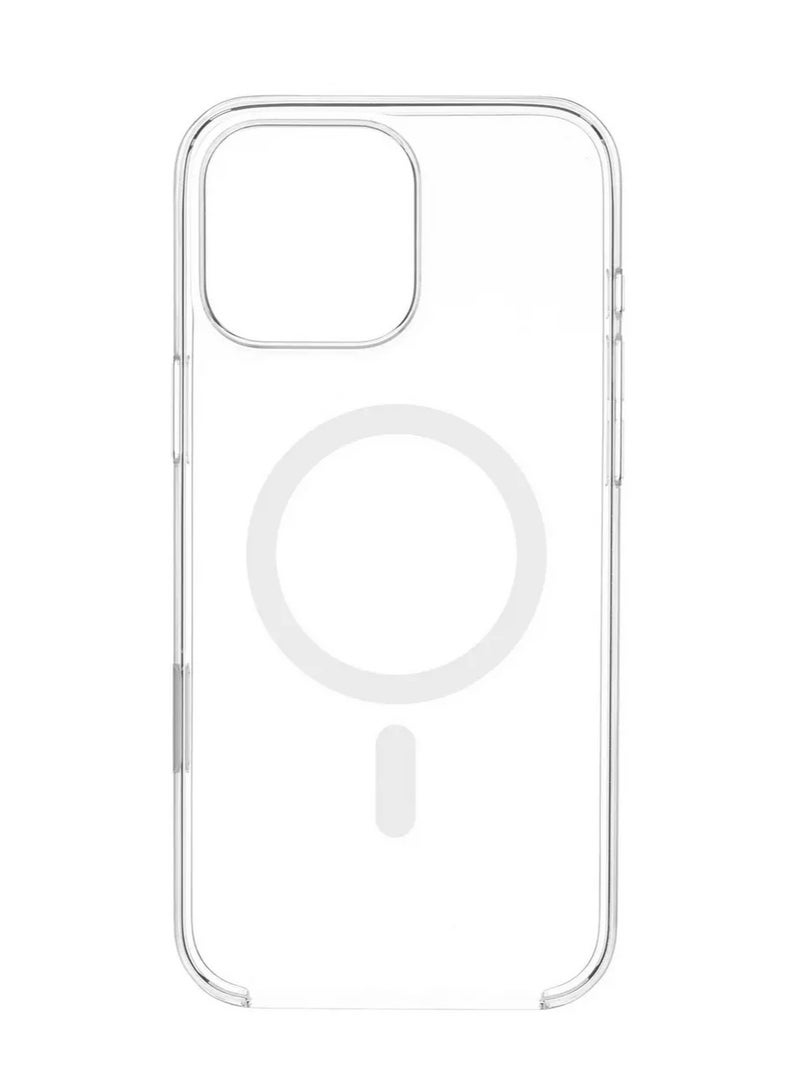 جراب شفاف متوافق مع iPhone 16 Pro Max MagSafe - غطاء شفاف رفيع مقاوم للصدمات مع حماية من الخدش والسقوط