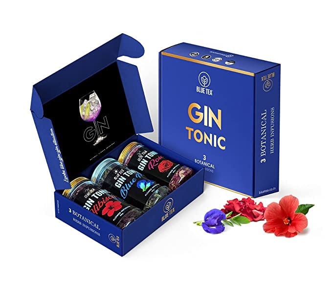 BLUE TEA شاي أزرق - مجموعة هدايا من زهور الجن الطبيعية | بازلاء الفراشة، الكركديه، بتلات الورد | مجموعة هدايا الجن | مجموعة متنوعة | خالية من الكافيين - طازجة من المزرعة - مستندة إلى الزهور | مميزة في برنامج شارك تانك | تعبئة في جرة PET - Image 2