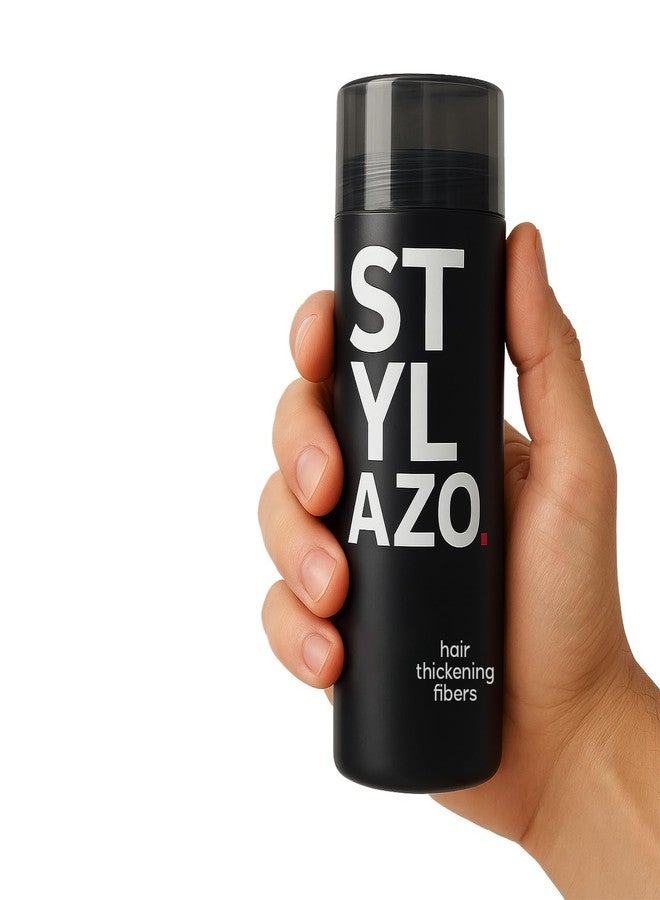 Stylazo Hair Building Fiber 28 Gram Hair Loss Concealer hair volumizer (Medium Brown) - Image 2