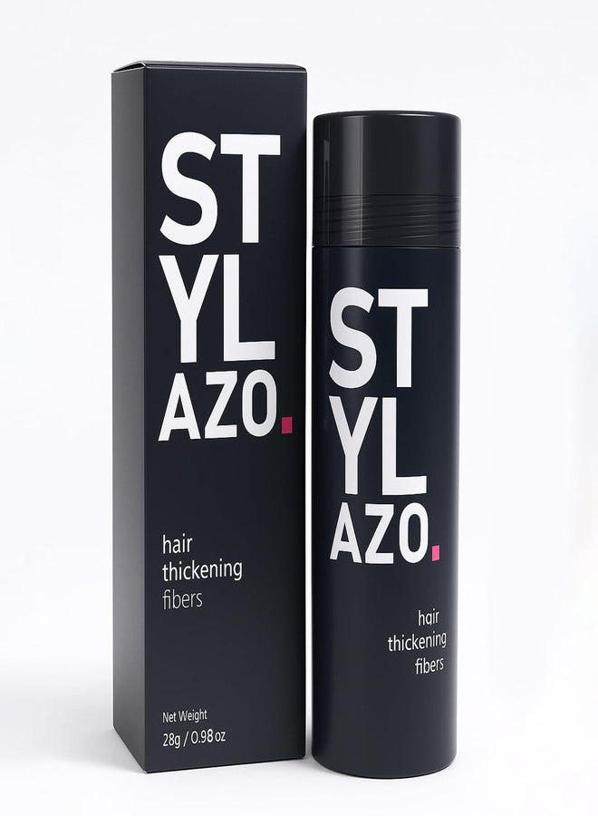 Stylazo Hair Building Fiber 28 Gram Hair Loss Concealer hair volumizer (Medium Brown) - Image 3