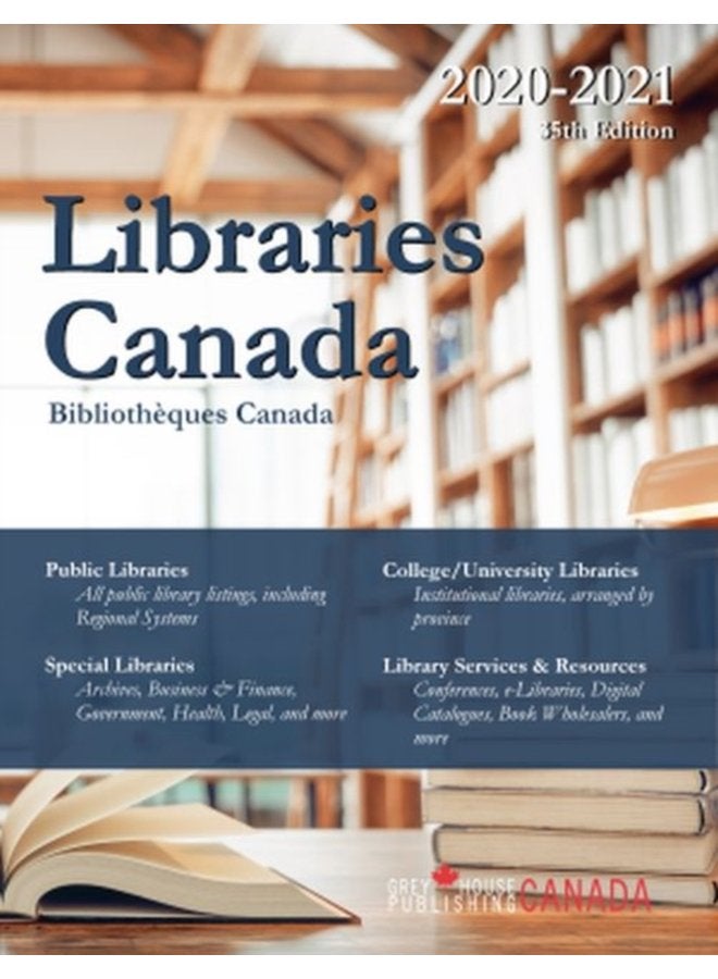 Libraries Canada 2020 21 - Paperback
