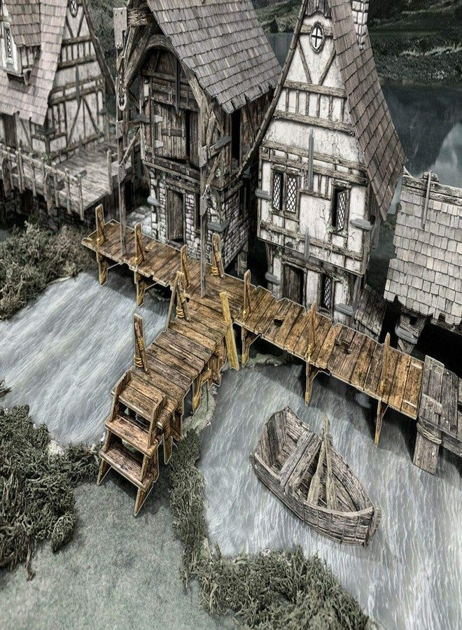 Battle Systems Fantasy Terrain Raised Walkways - 28-35mm DND D&D RPG Wargames Historical/Fantasy Card Scenery - Image 1
