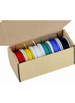 Tuofeng TUOFENG 20 AWG PVC Electrical Wire Kit- 6 Different Colored 23 Feet spools- 20 Gauge Stranded Wire- Tinned Copper Hookup Wire Kit for DIY DC  - Image 5