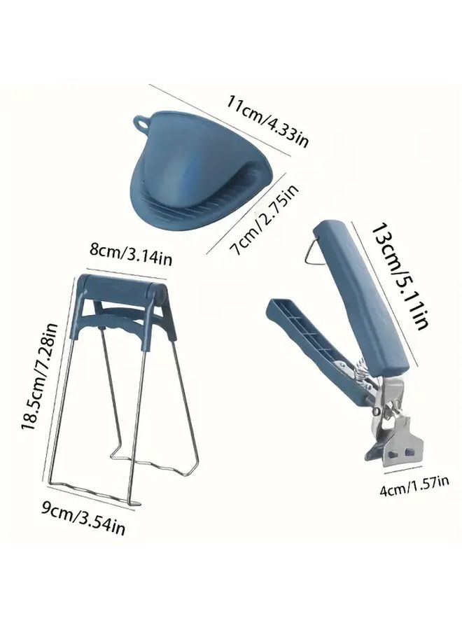 Noon Stainless Steel Hand Clip For Pots And Pans Non Stick Durable Kitchen Utensil Holder Ergonomic Grip Smooth Finish - Image 3