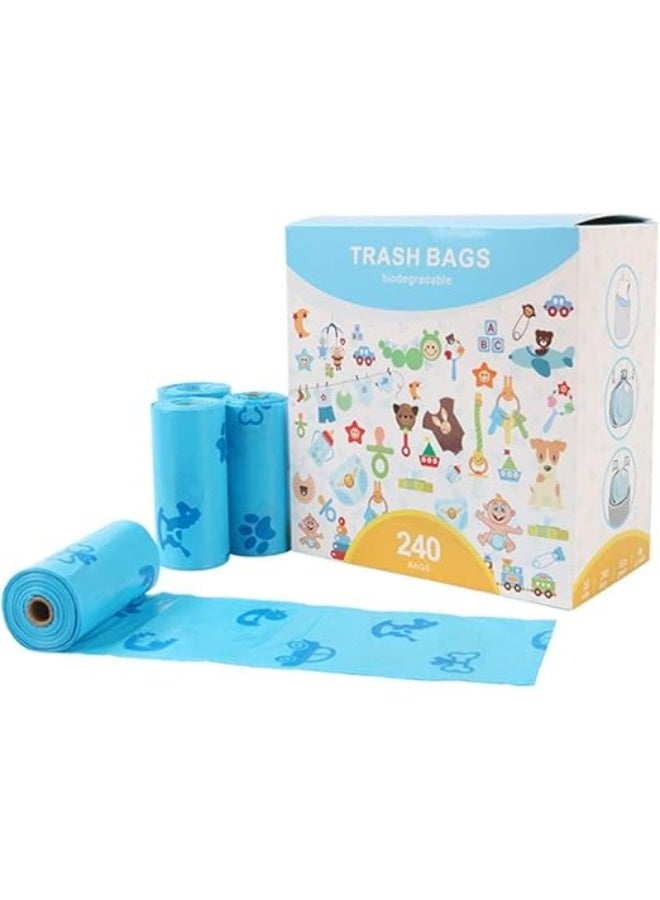 Value Pack Diaper Bag Refills,Biodegradable baby diaper bag， 240 Count，Complimentary trash bag dispenser - Image 3