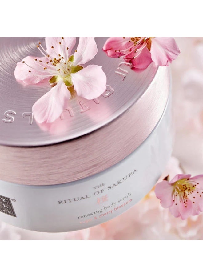 RITUALS Sakura Body Scrub – Exfoliating Sugar Scrub with Cherry Blossom & Rice Milk Extract for Smooth, Renewed, Radiant Skin, 250g / 8.8 oz - Image 5