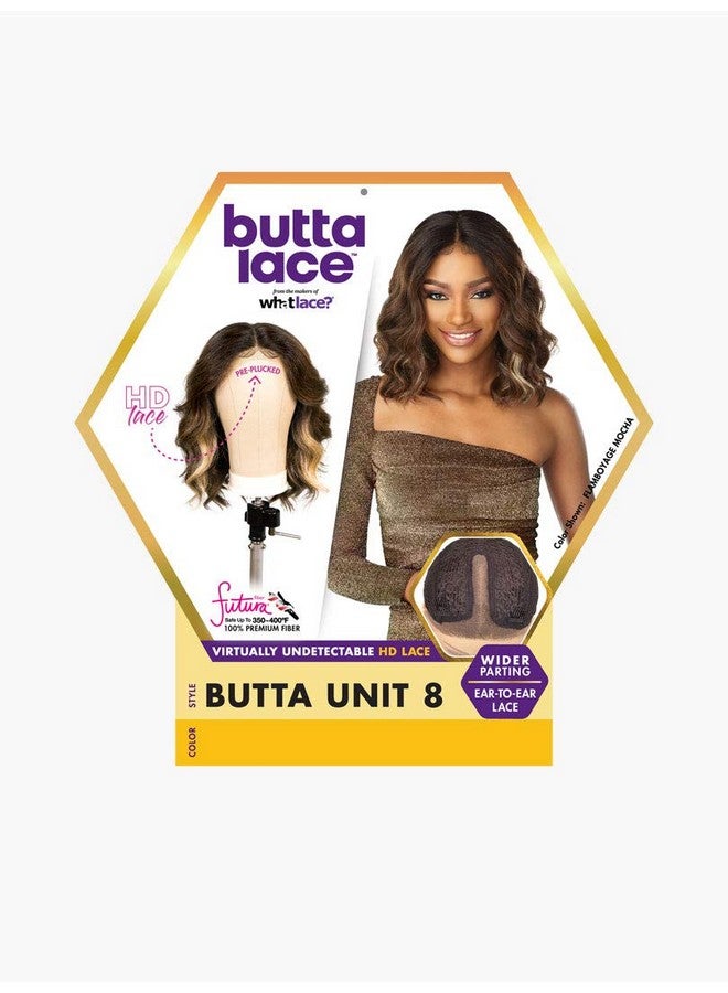 Sensationnel Butta Lace Front Wigs Butta Unit 8 Extra Wide 5 Inch Deep Part Synthetic Wig Preplucked Hairline Hd Lace With Babyhair Butta Unit 8 (1B) - Image 4
