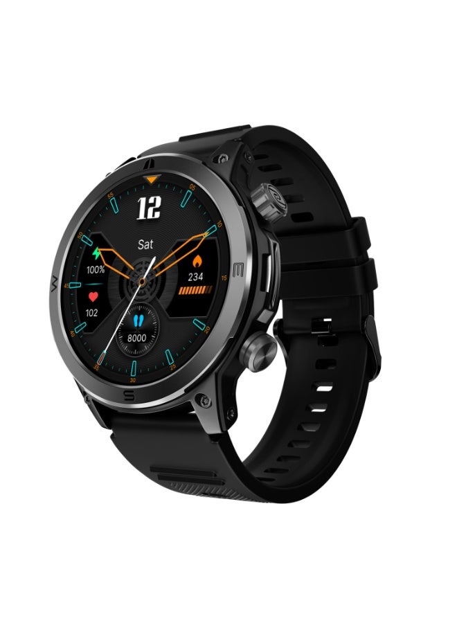 نويز Noise Endeavour Rugged Design 1.46" AMOLED Display Smart Watch, BT Calling, SoS Feature, Rapid Health & 100+ Sports Modes- (Black) - Image 1