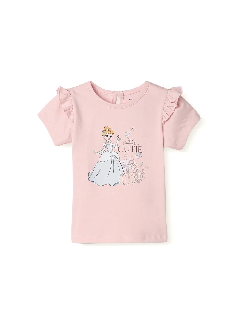 Nautinati Nautinati Girls’ Disney Princess Cotton T-shirt | Regular T-shirt for 3 to 24 Months