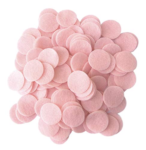 Playfully Ever After Light Pink Craft Felt Circles (2.5 Inch - 46pc) - Image 1